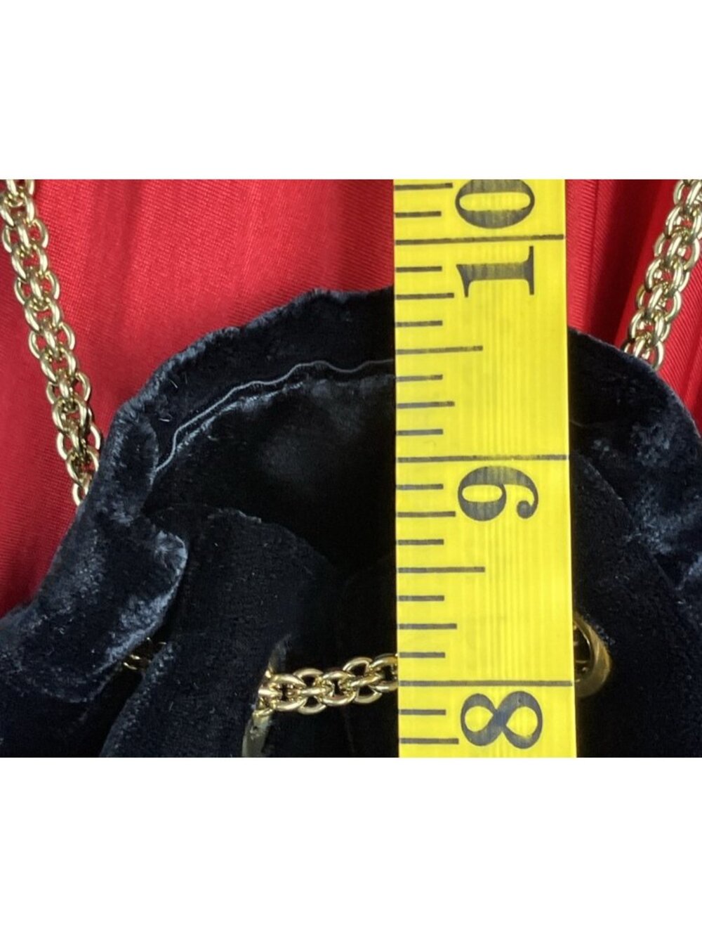 Rare Limited Ed Ralph Lauren 50th Anniversary Velvet Bullion Evening Pouch Bag - Picture 4 of 8
